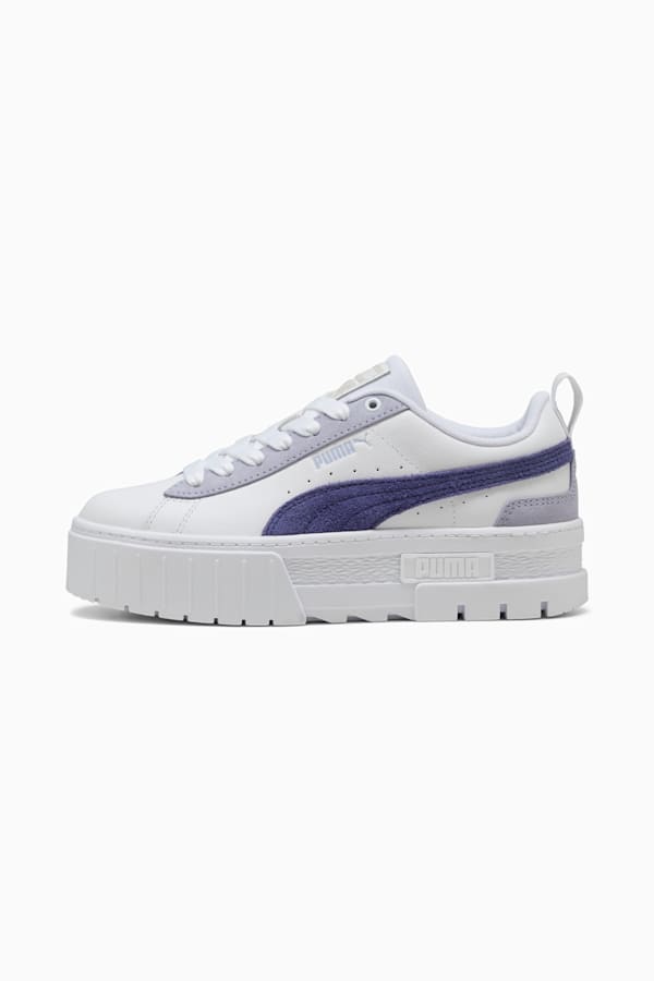 Mayze Mix Women's Sneakers, Puma White-Blue Crystal, extralarge-GBR
