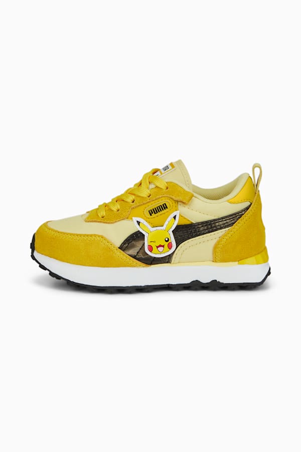 PUMA x POKÉMON Rider FV Pikachu Sneakers Kids, Puma White-Empire Yellow, extralarge