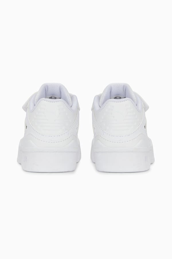 Slipstream Leather Alternative Closure Sneakers Babies, Puma White-Puma White, extralarge