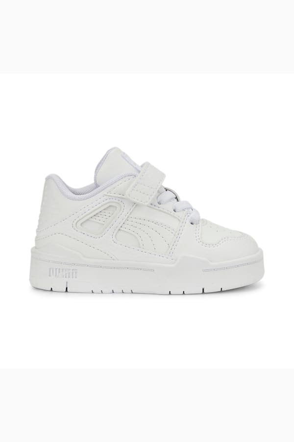 Slipstream Leather Alternative Closure Sneakers Babies, Puma White-Puma White, extralarge