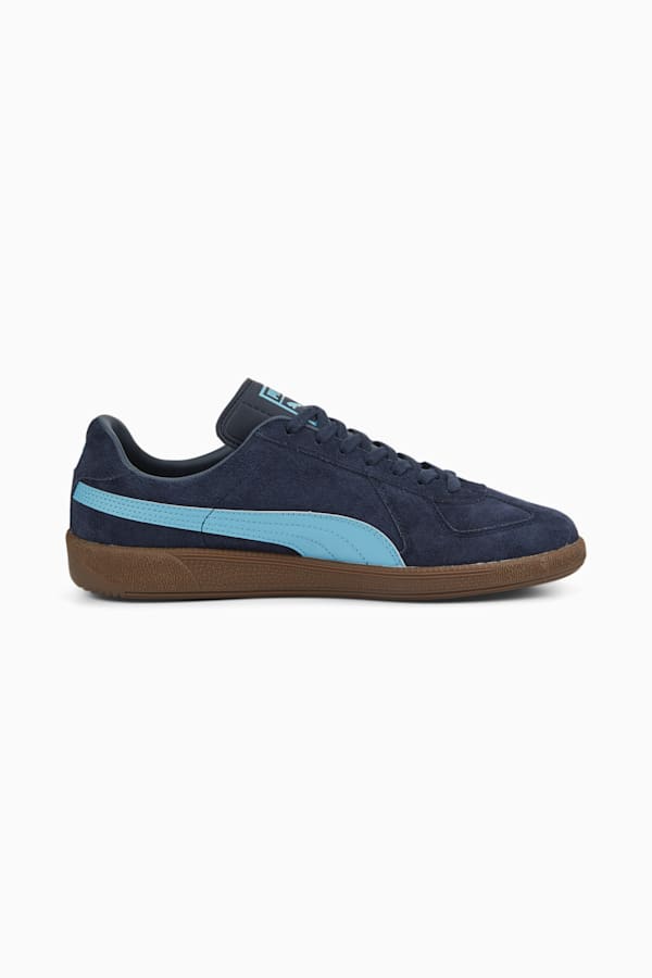 Army Trainer Suede Sneakers, Parisian Night-Dusty Aqua, extralarge-GBR