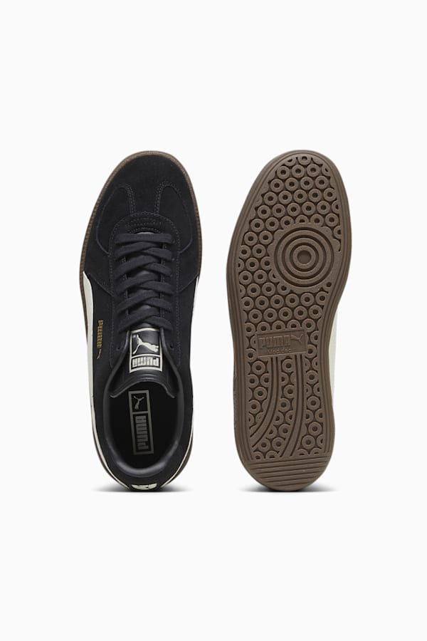 Army Trainer Suede Sneakers, PUMA Black-Alpine Snow, extralarge