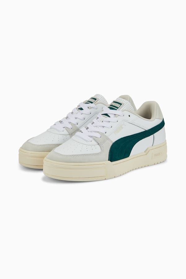 CA Pro Ivy League Sneakers, Puma White-Varsity Green-Whisper White, extralarge