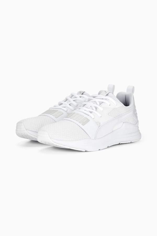 PUMA Wired Run Sneakers, PUMA White-PUMA White-Cool Light Gray, extralarge-GBR