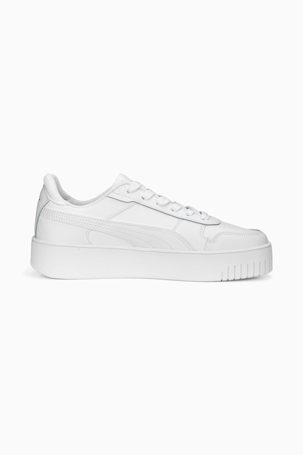 Carina Street Sneakers Women, PUMA White-PUMA White-PUMA Gold, extralarge