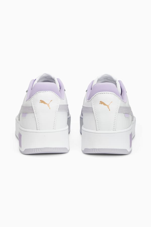 Carina Street Sneakers Women, PUMA White-Spring Lavender-PUMA Gold, extralarge