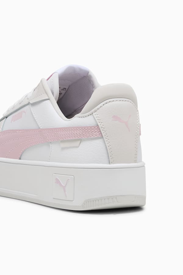 Carina Street Sneakers Women, PUMA White-Rose Mauve-Feather Gray, extralarge