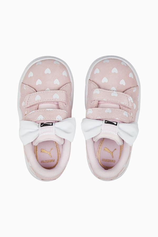 Suede Classic LF Re-Bow V Sneakers Toddler, Pearl Pink-PUMA White, extralarge-GBR