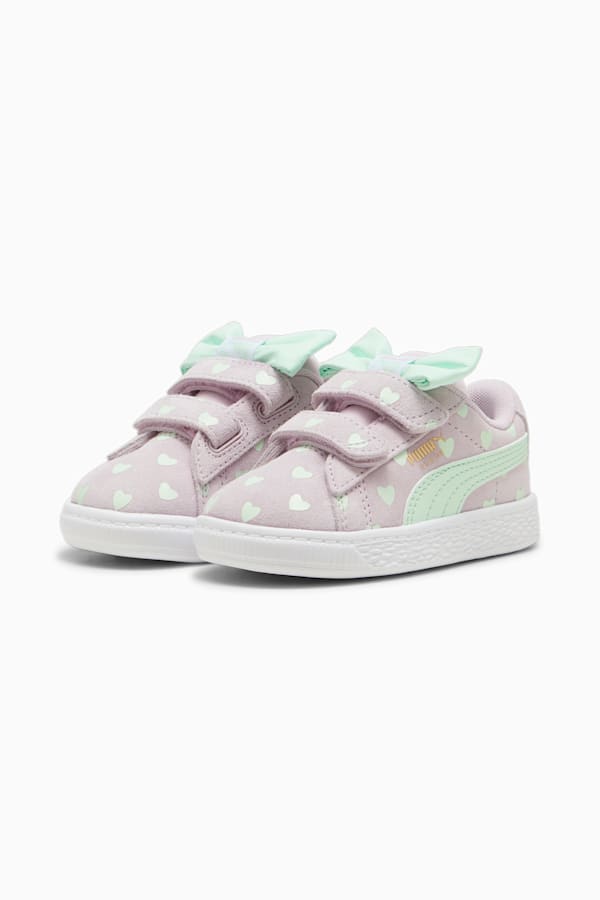 Suede Classic LF Re-Bow V Sneakers Toddler, Grape Mist-Fresh Mint, extralarge-GBR