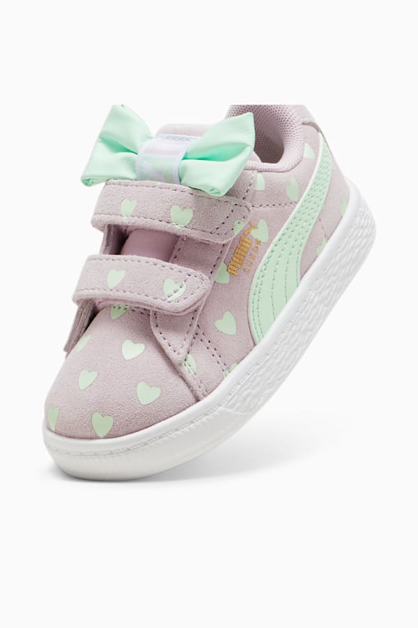 Suede Classic LF Re-Bow V Sneakers Toddler, Grape Mist-Fresh Mint, extralarge-GBR