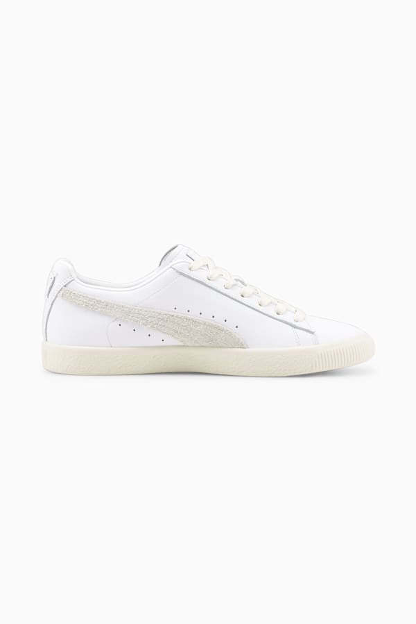 Clyde Base Sneakers, PUMA White-Frosted Ivory-Puma Team Gold, extralarge