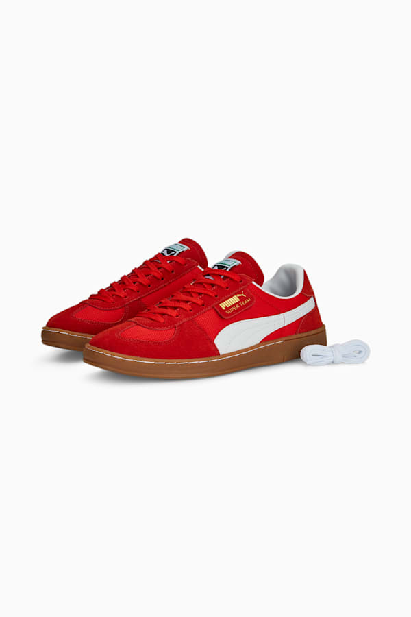 Super Team OG Sneakers, For All Time Red-PUMA White, extralarge