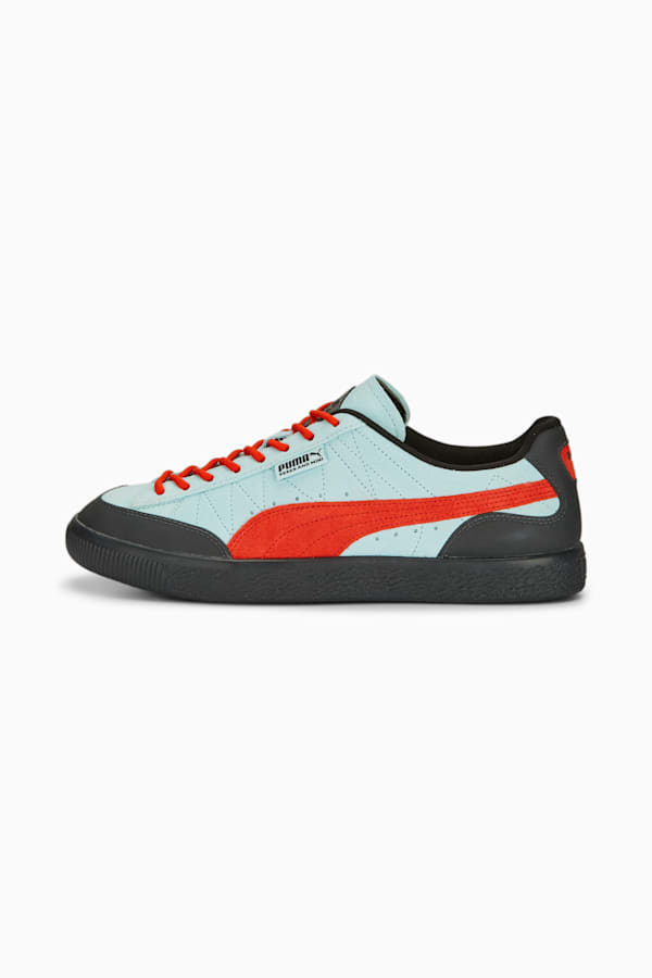 PUMA x PERKS AND MINI Clyde Rubber Sneakers, Light Aqua-Warm Earth, extralarge