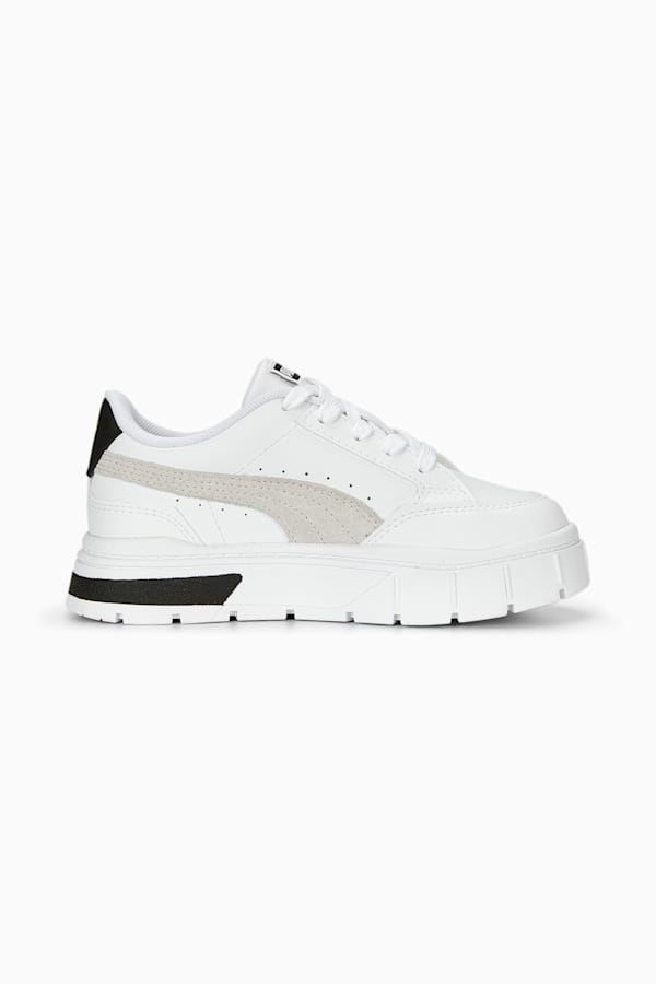 Mayze Stack Sneakers Kids, PUMA White-Vapor Gray, extralarge