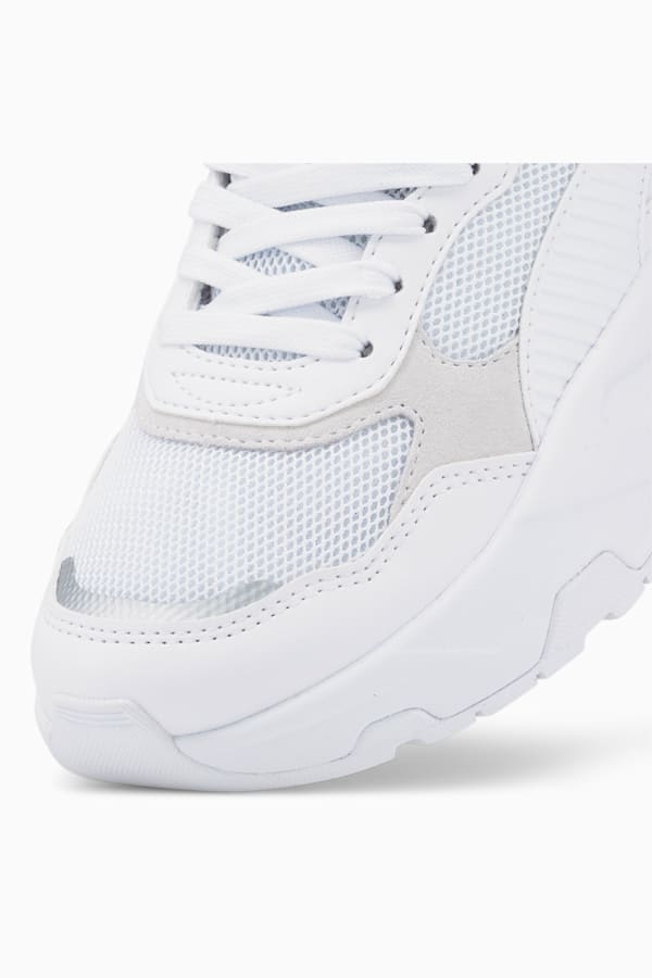 Trinity Shoes Youth, PUMA White-PUMA White-PUMA Silver, extralarge