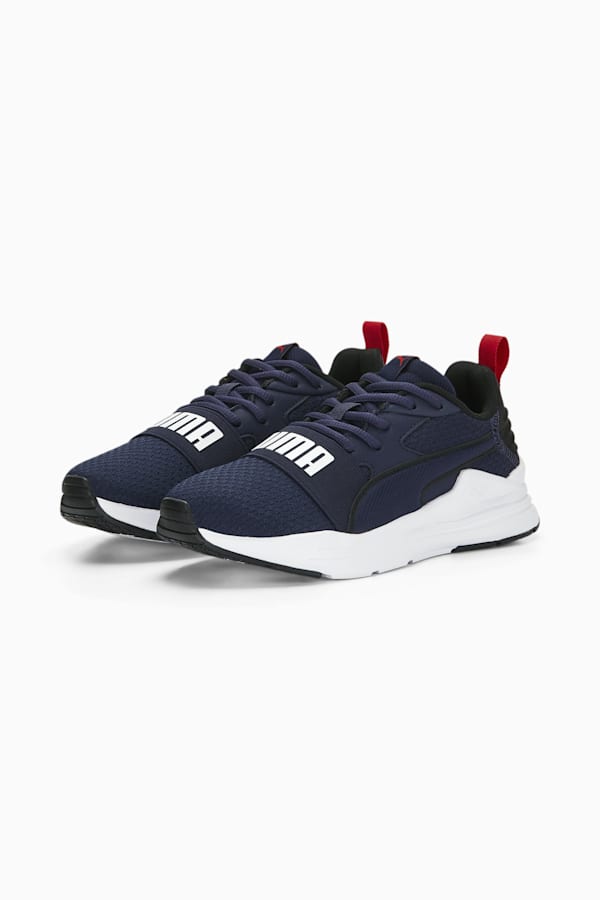Wired Run Pure Shoes Youth, PUMA Navy-PUMA Black-PUMA White, extralarge-GBR