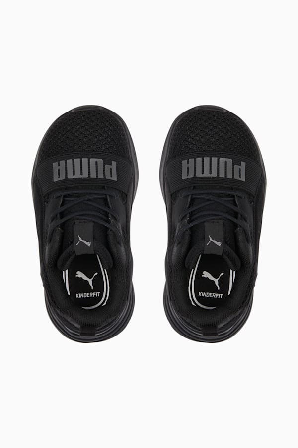 Wired Run Pure AC Shoes Toddler, PUMA Black-PUMA Black-Shadow Gray, extralarge-GBR