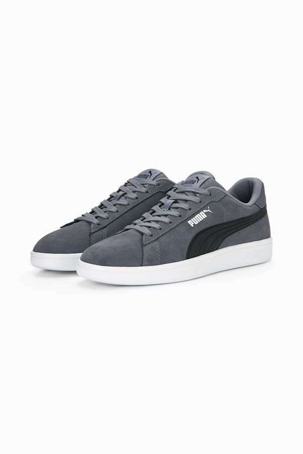 Smash 3.0 Sneakers, Gray Tile-PUMA Black-PUMA White, extralarge