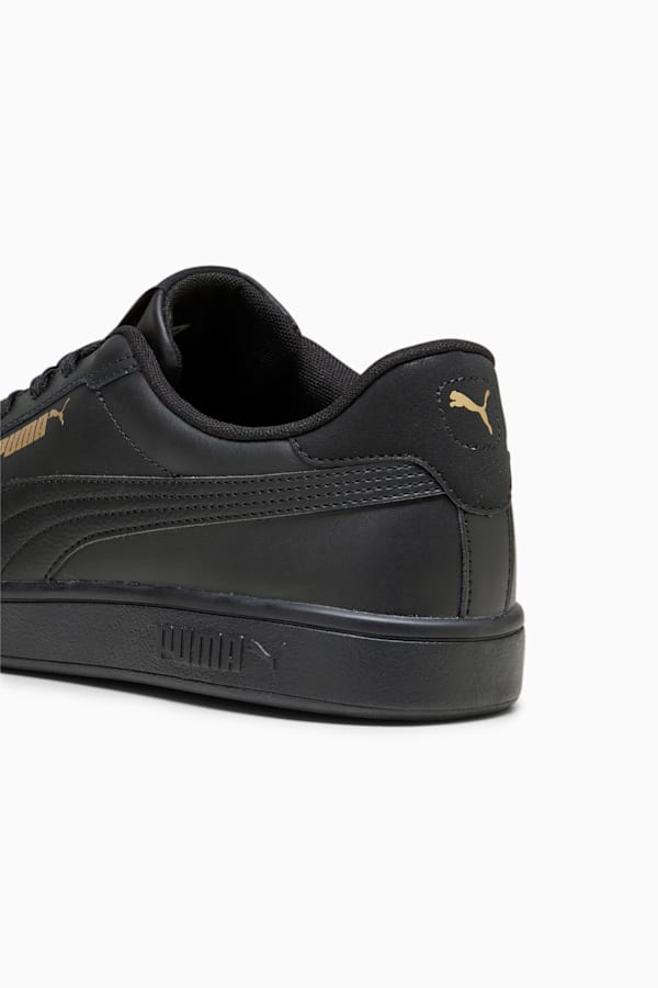 Smash 3.0 L Sneakers, PUMA Black-PUMA Gold-PUMA Black, extralarge