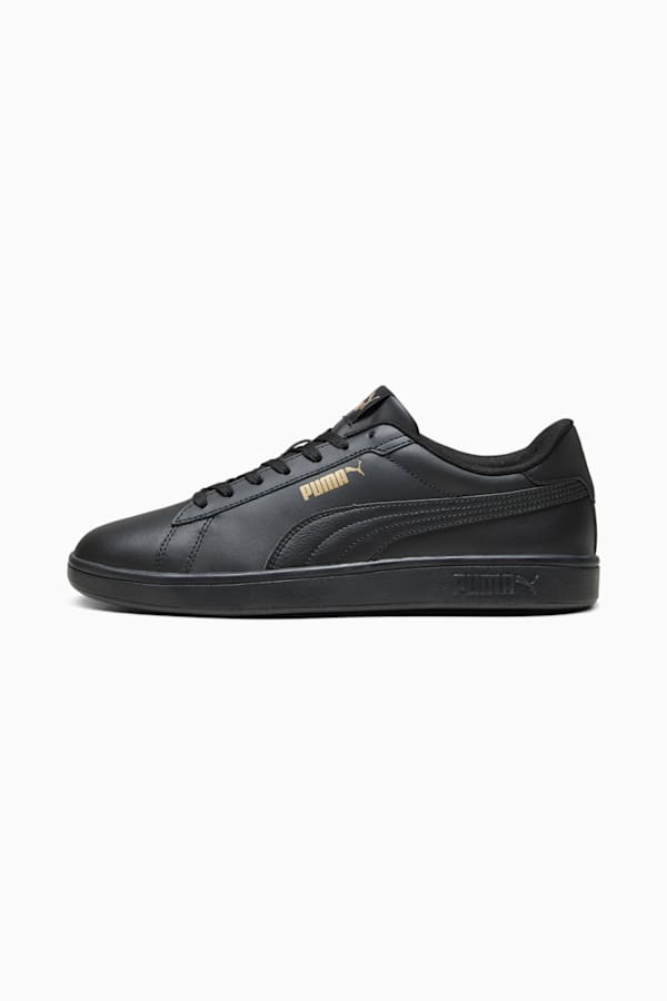 Smash 3.0 L Sneakers, PUMA Black-PUMA Gold-PUMA Black, extralarge