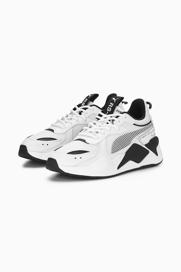 RS-X B&W Shoes Youth, PUMA White-PUMA Black, extralarge