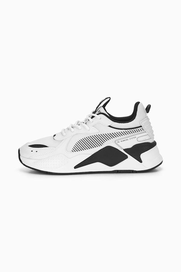 RS-X B&W Shoes Youth, PUMA White-PUMA Black, extralarge