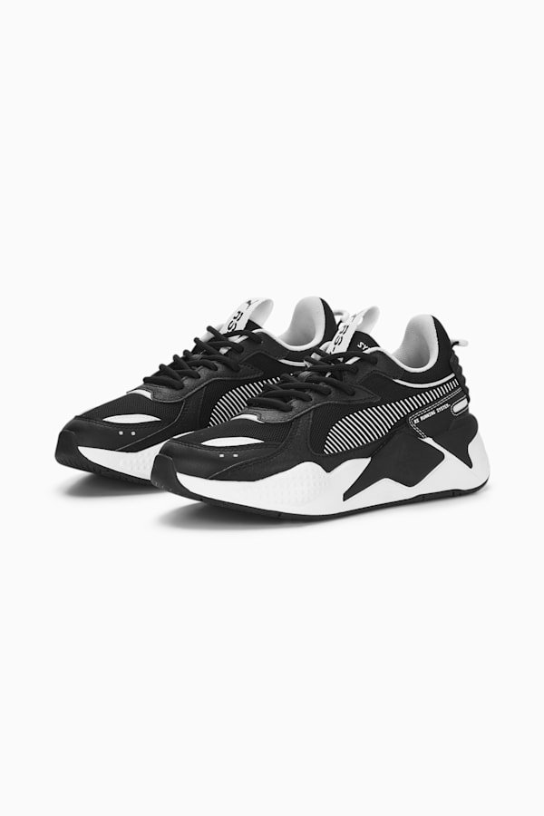 RS-X B&W Shoes Youth, PUMA Black-PUMA White, extralarge