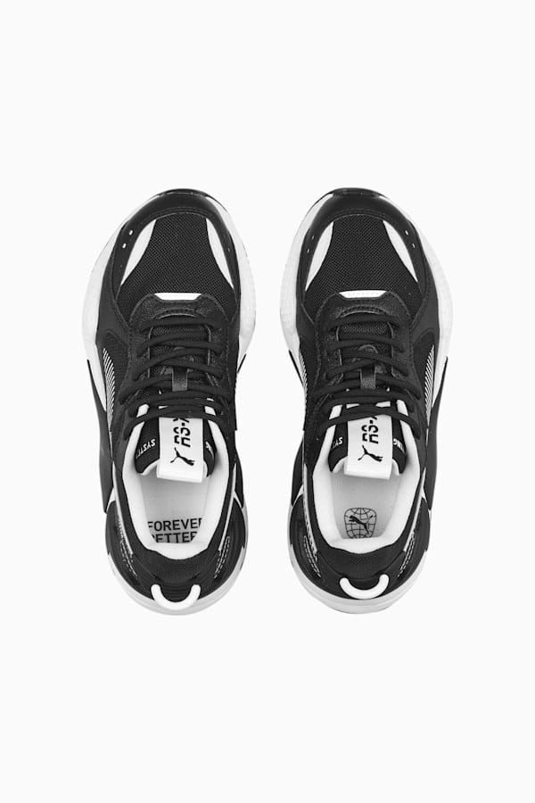 RS-X B&W Shoes Youth, PUMA Black-PUMA White, extralarge