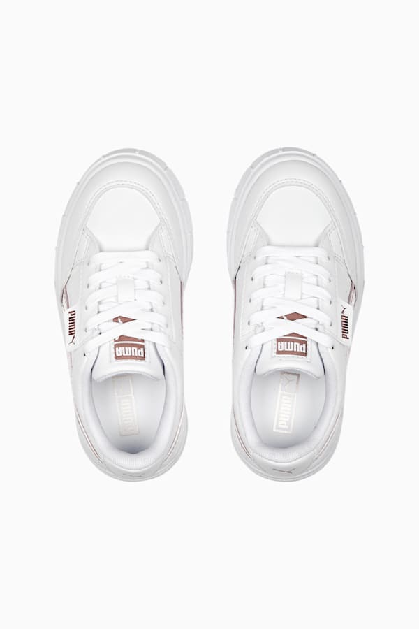 Mayze Stack Shine Sneakers Kids, PUMA White-Rose Gold, extralarge