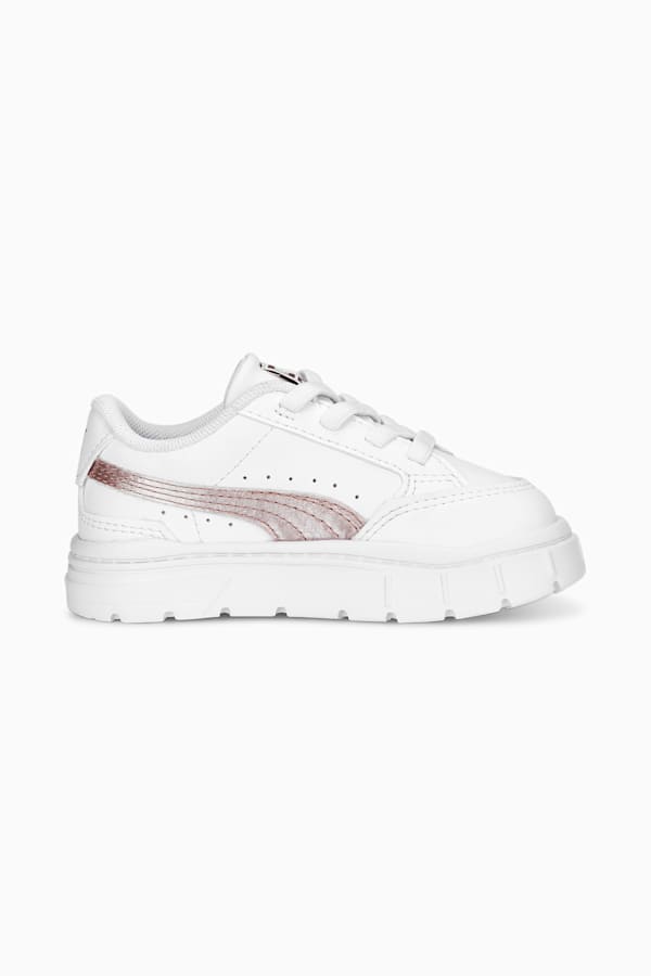 Mayze Stack Shine Sneakers Toddlers, PUMA White-Rose Gold, extralarge