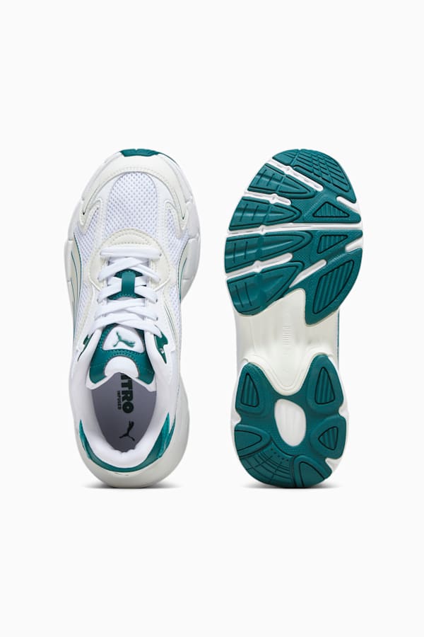 Teveris NITRO Metallic Sneakers Women, PUMA White-Malachite, extralarge-GBR