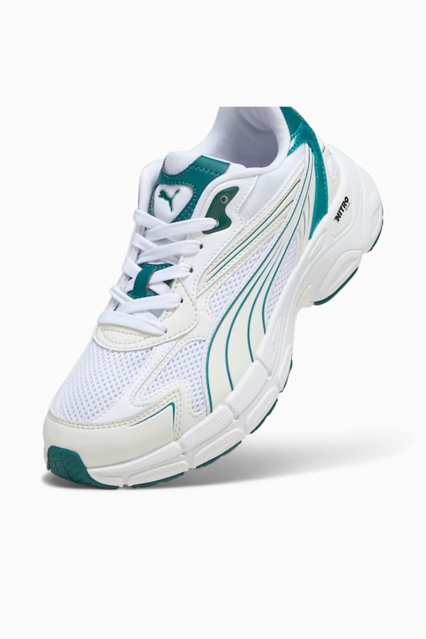 Teveris NITRO Metallic Sneakers Women, PUMA White-Malachite, extralarge-GBR