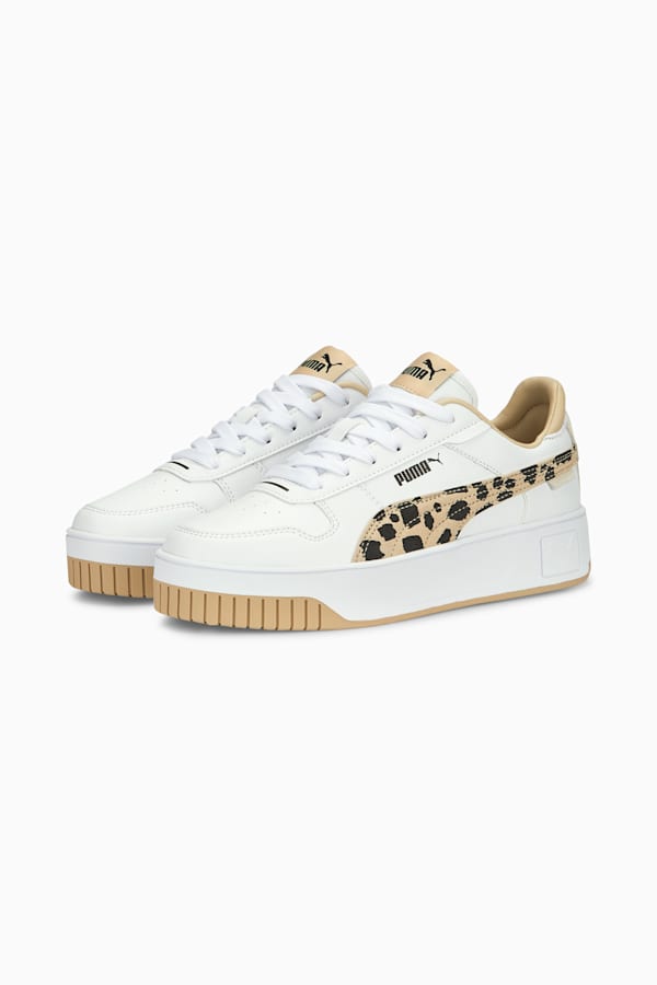 Carina Street Animal Sneakers Women, PUMA White-Granola-PUMA Black, extralarge