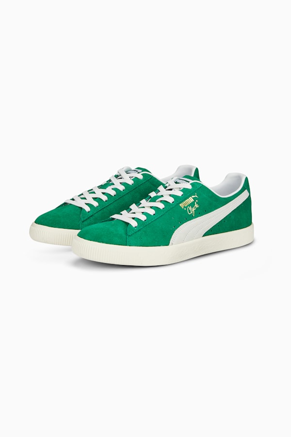 Clyde OG Sneakers, Verdant Green-PUMA White-Pristine, extralarge