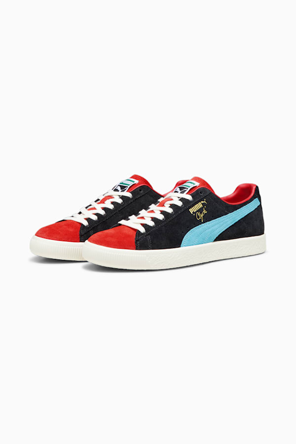 Clyde OG Sneakers, PUMA Black-For All Time Red, extralarge