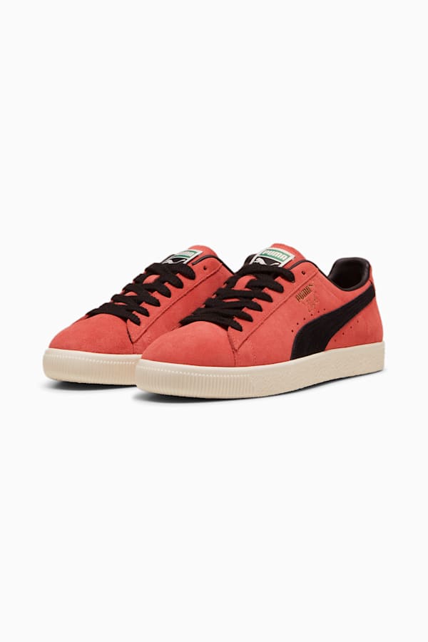 Clyde OG Sneakers, Salmon-Frosted Ivory-PUMA Black, extralarge