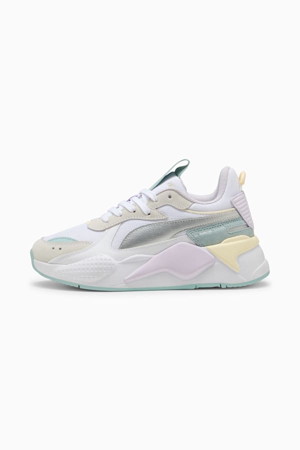 RS-X Metallic Sneakers Youth, PUMA White-PUMA Silver, extralarge-GBR