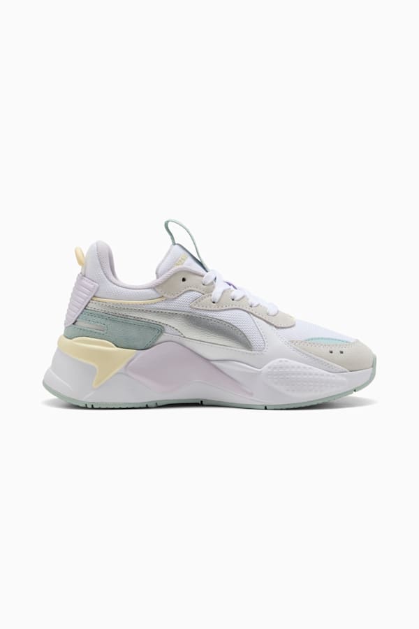 RS-X Metallic Sneakers Youth, PUMA White-PUMA Silver, extralarge-GBR