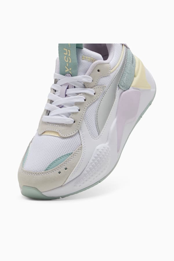 RS-X Metallic Sneakers Youth, PUMA White-PUMA Silver, extralarge-GBR
