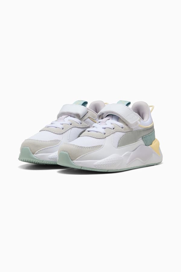 RS-X Metallic Alternative Closure+ Sneakers Kids, PUMA White-PUMA Silver, extralarge-GBR