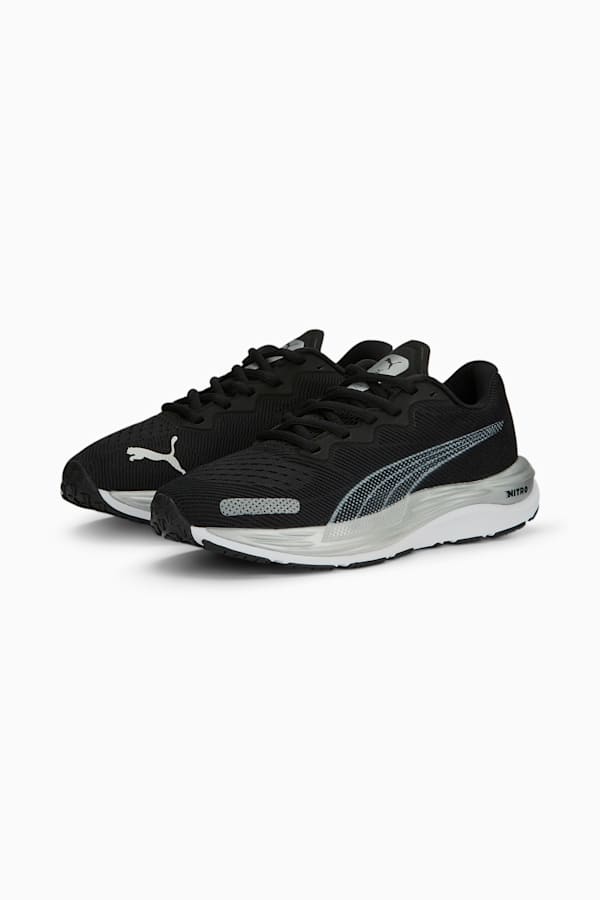 Velocity NITRO 2 Running Shoes Youth, PUMA Black-PUMA White-PUMA Silver, extralarge-GBR