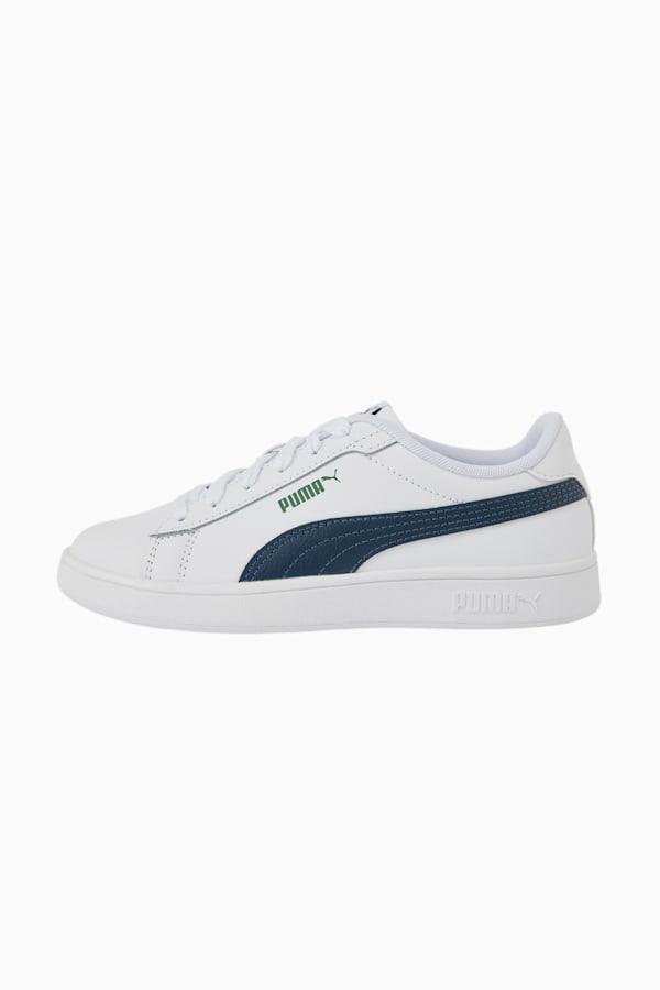 Smash 3.0 L Shoes Kids, PUMA White-Dark Night-Vine, extralarge-GBR