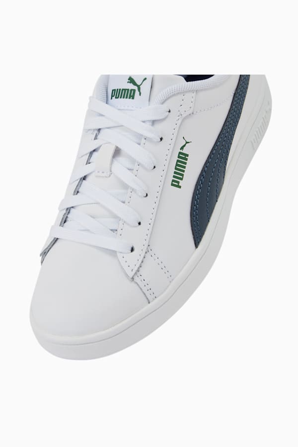 Smash 3.0 L Shoes Kids, PUMA White-Dark Night-Vine, extralarge-GBR