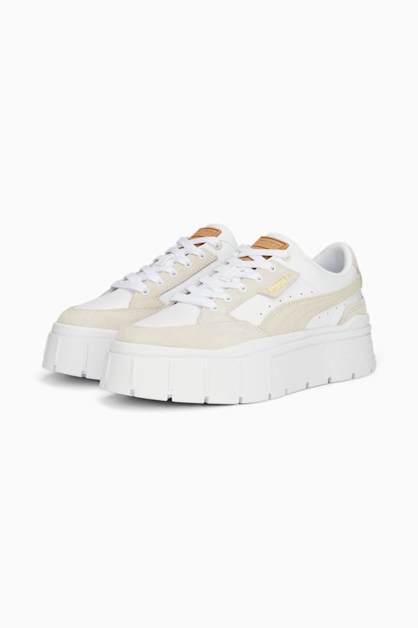 Mayze Stack Cord Sneakers Women, PUMA White-Pristine, extralarge-DFA