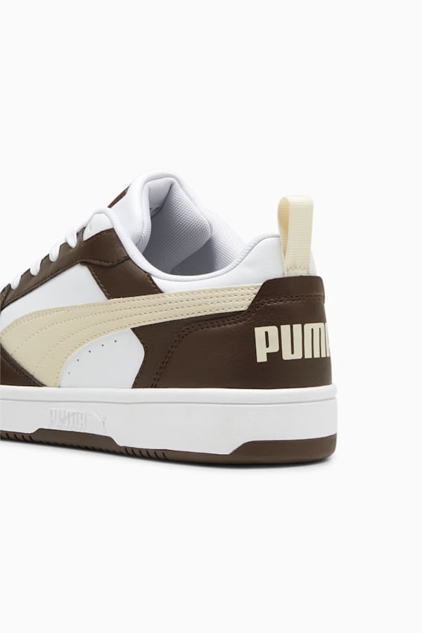 Rebound V6 Low Sneakers, Espresso Brown-Alpine Snow-PUMA White, extralarge