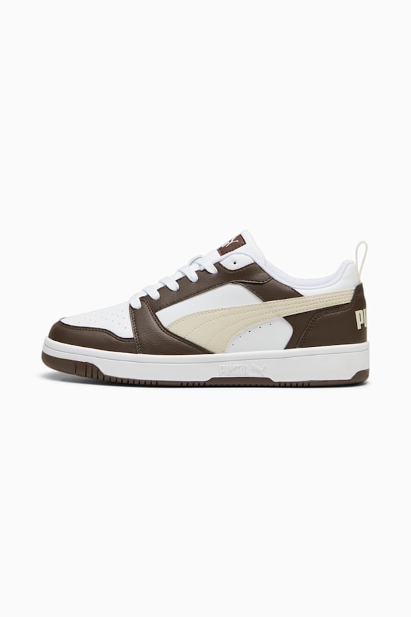 Rebound V6 Low Sneakers, Espresso Brown-Alpine Snow-PUMA White, extralarge