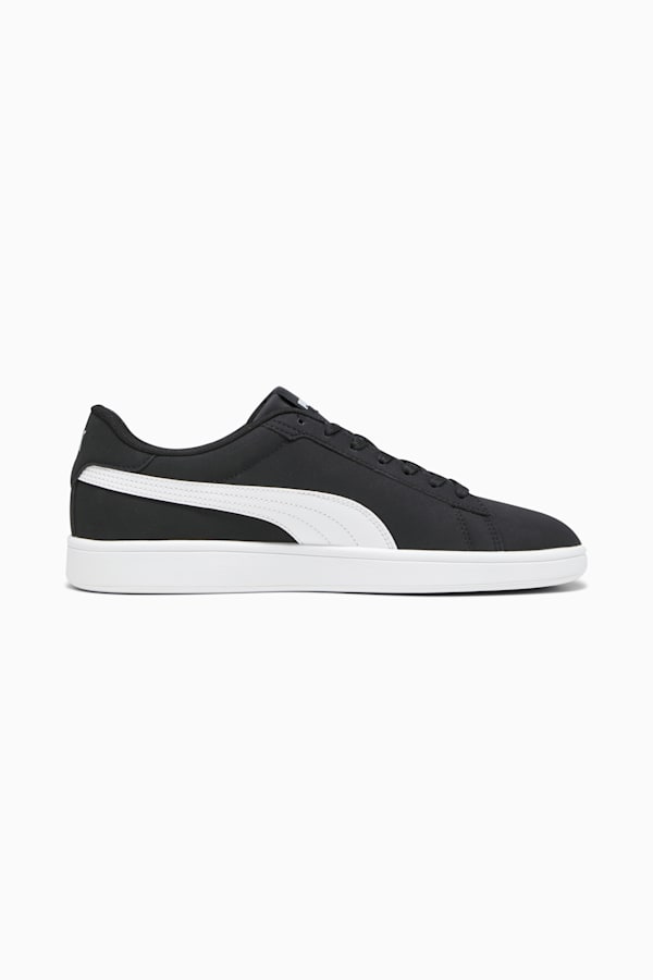 PUMA Smash 3.0 Buck Sneakers, PUMA Black-PUMA White, extralarge