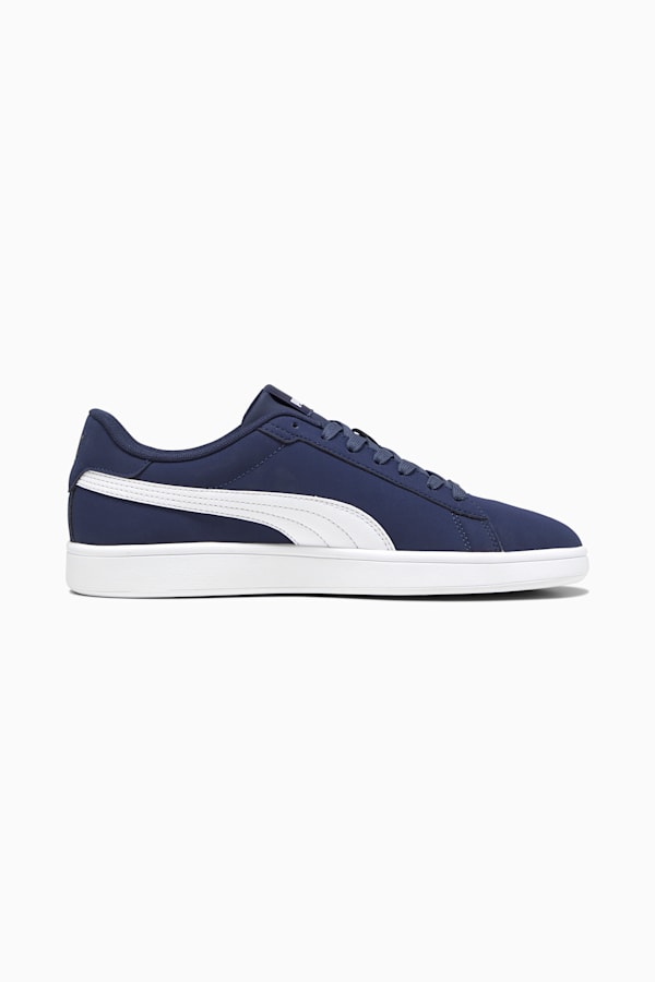 PUMA Smash 3.0 Buck Sneakers, PUMA Navy-PUMA White-PUMA Gold, extralarge
