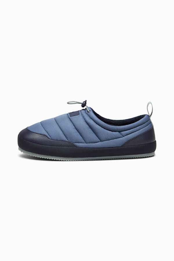 PUMA Tuff Padded Plus Slippers, Inky Blue-New Navy-Cool Mid Gray, extralarge