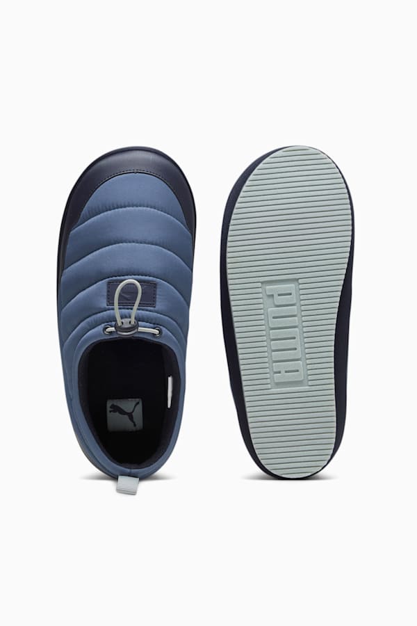 PUMA Tuff Padded Plus Slippers, Inky Blue-New Navy-Cool Mid Gray, extralarge